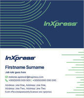 InXpress Business Cards (6 Designs to Choose From)