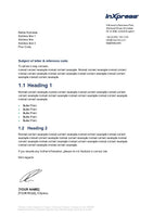 InXpress Stationary Set - Letterhead and/or Envelope