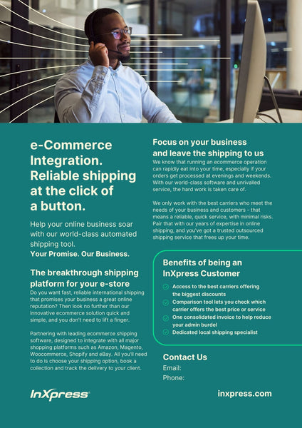 InXpress E-Commerce Flyer