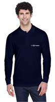 Men's Pinnacle Performance Long-Sleeve Piqué Polo (InXpress Embroidered Logo)