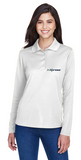 Ladies' Pinnacle Performance Long-Sleeve Piqué Polo (InXpress Embroidered Logo)