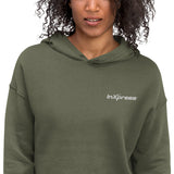 InXpress Crop Hoodie - Embroidered Logo